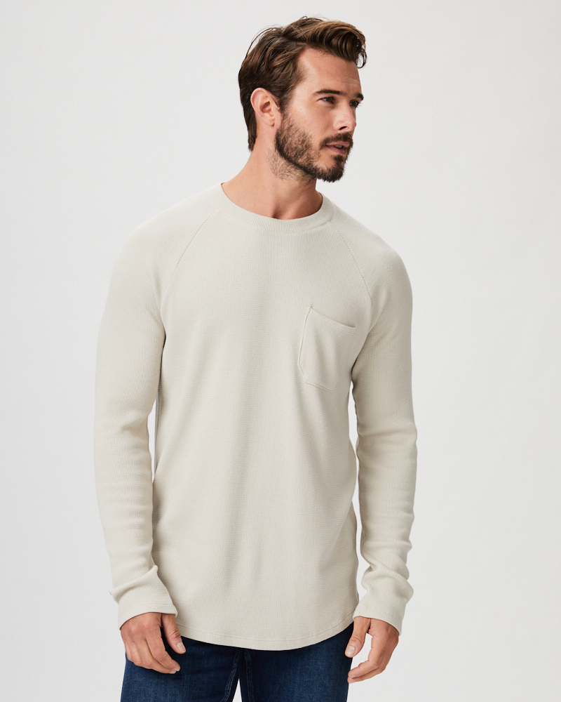 Abe Baseball Tee - Cracked Plaster